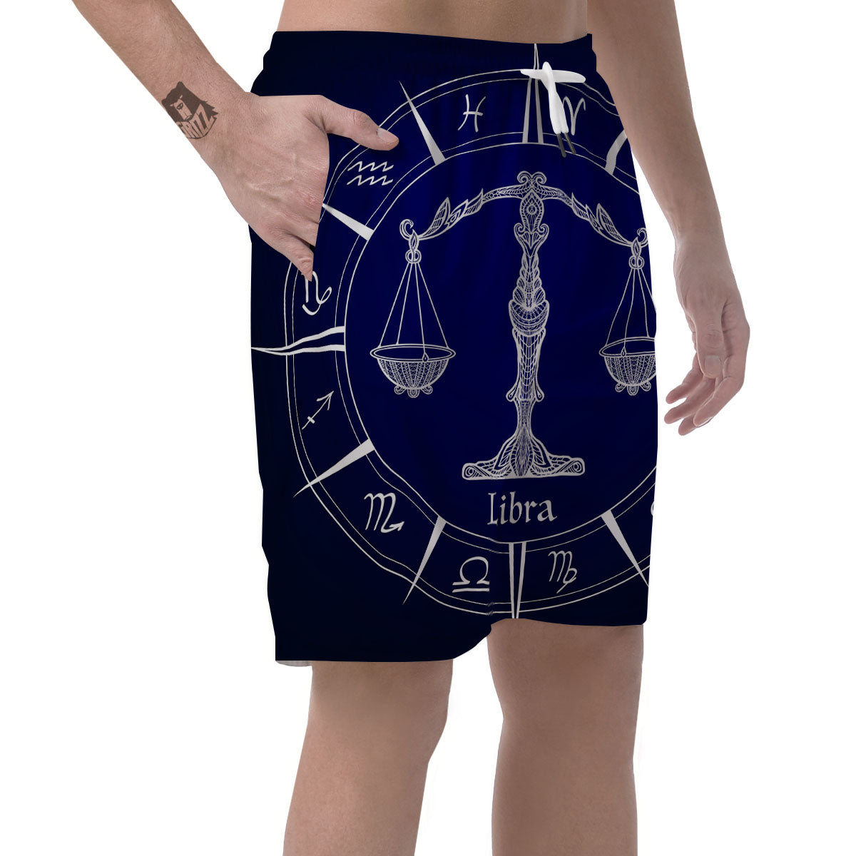 Astrological Libra Signs Libra Print Men's Shorts-grizzshop