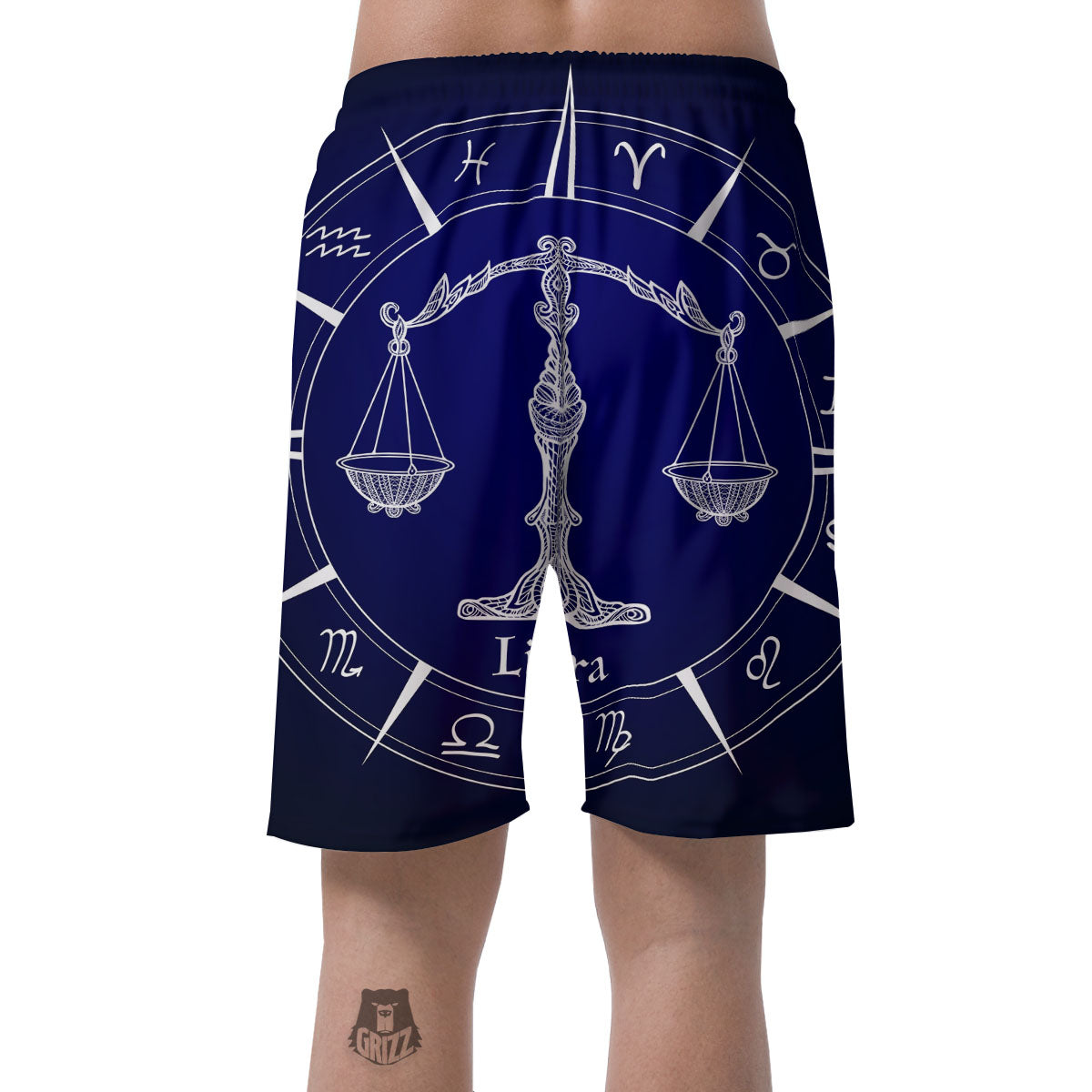Astrological Libra Signs Libra Print Men's Shorts-grizzshop
