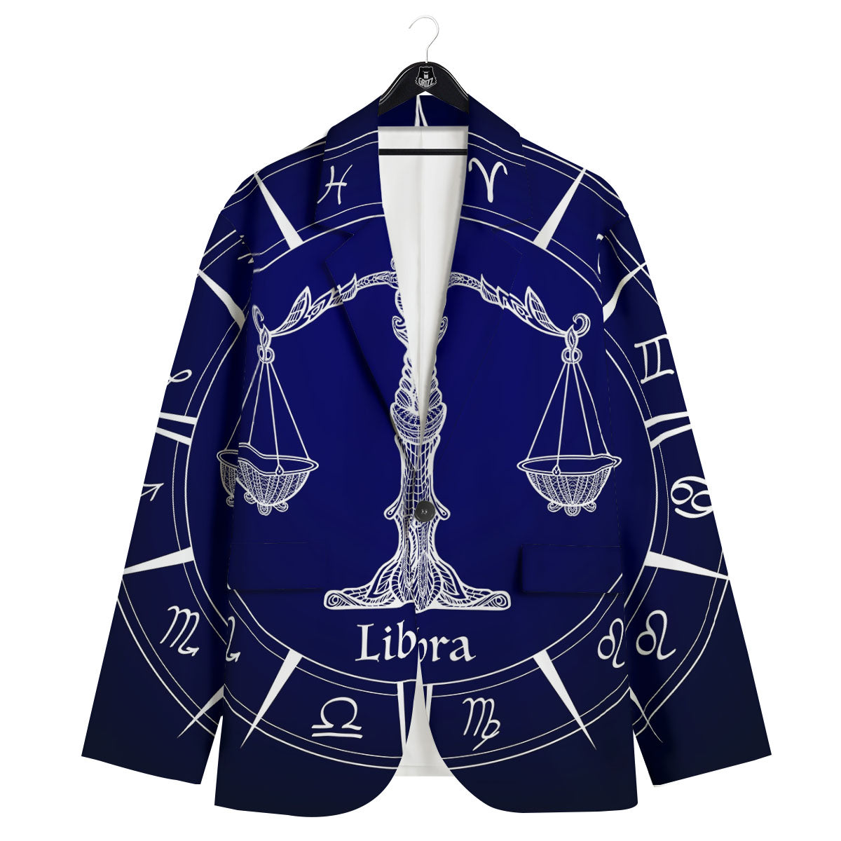 Astrological Libra Signs Libra Print Men's Sport Coat-grizzshop