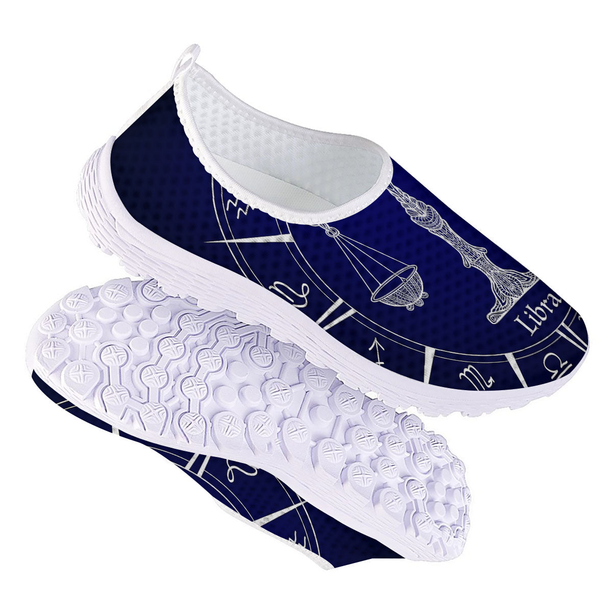 Astrological Libra Signs Libra Print Nurse Shoes-grizzshop