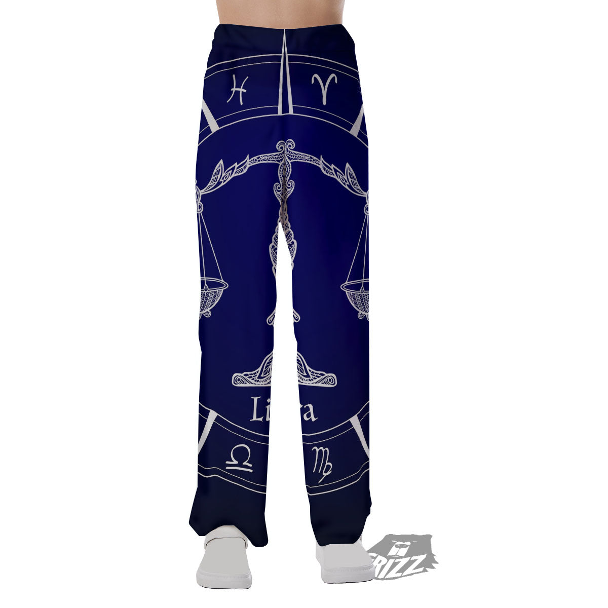 Astrological Libra Signs Libra Print Pajama Pants-grizzshop