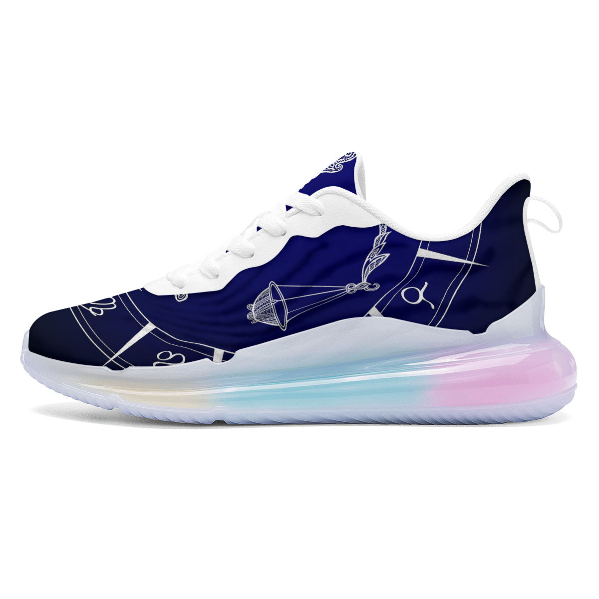 Astrological Libra Signs Libra Print Running Sneakers-grizzshop