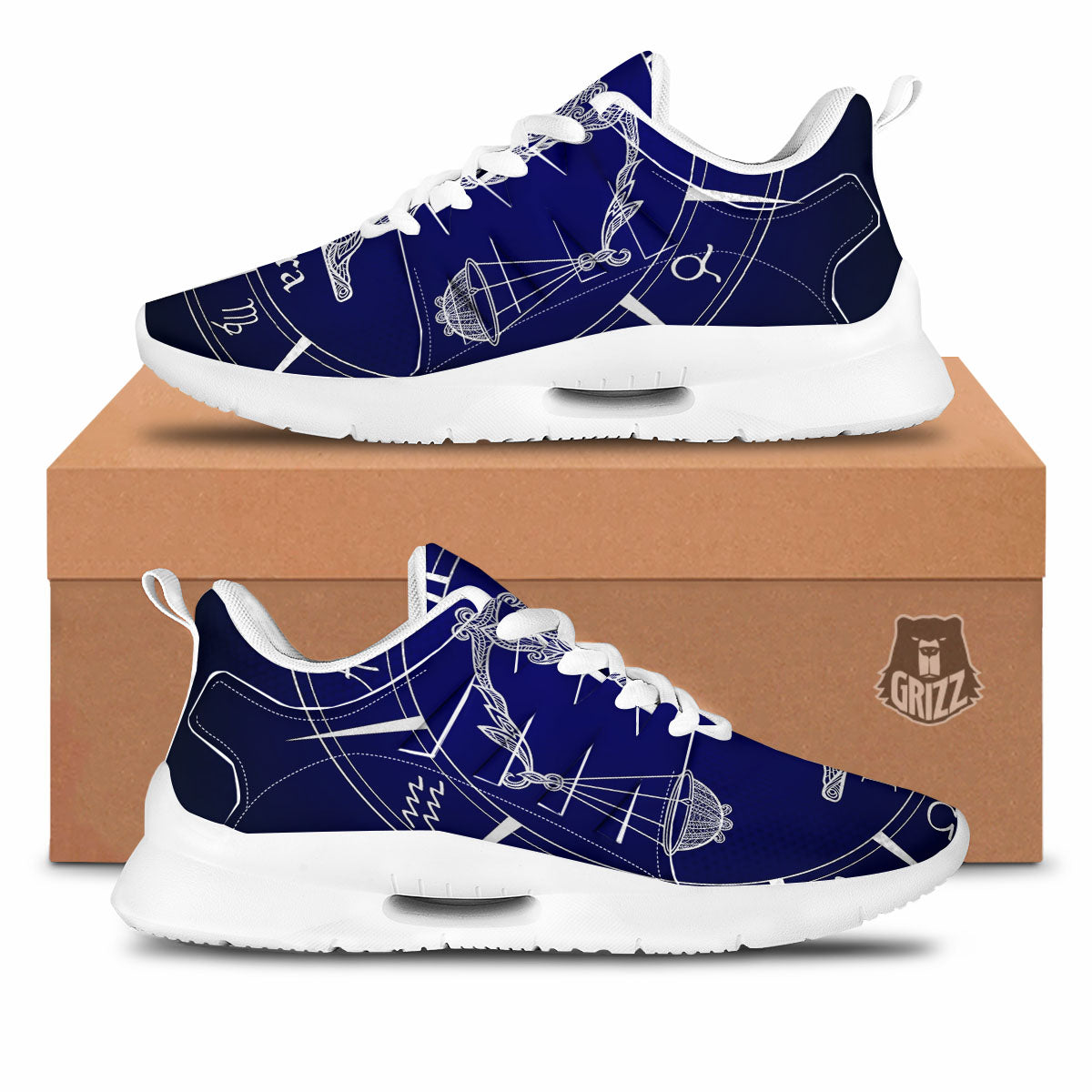 Astrological Libra Signs Libra Print Tennis Shoes-grizzshop