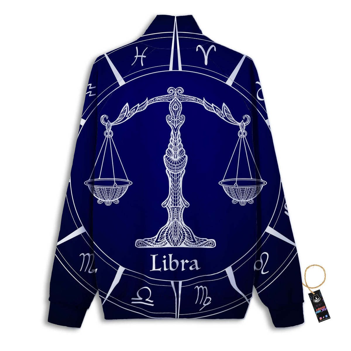Astrological Libra Signs Libra Print Track Jacket-grizzshop