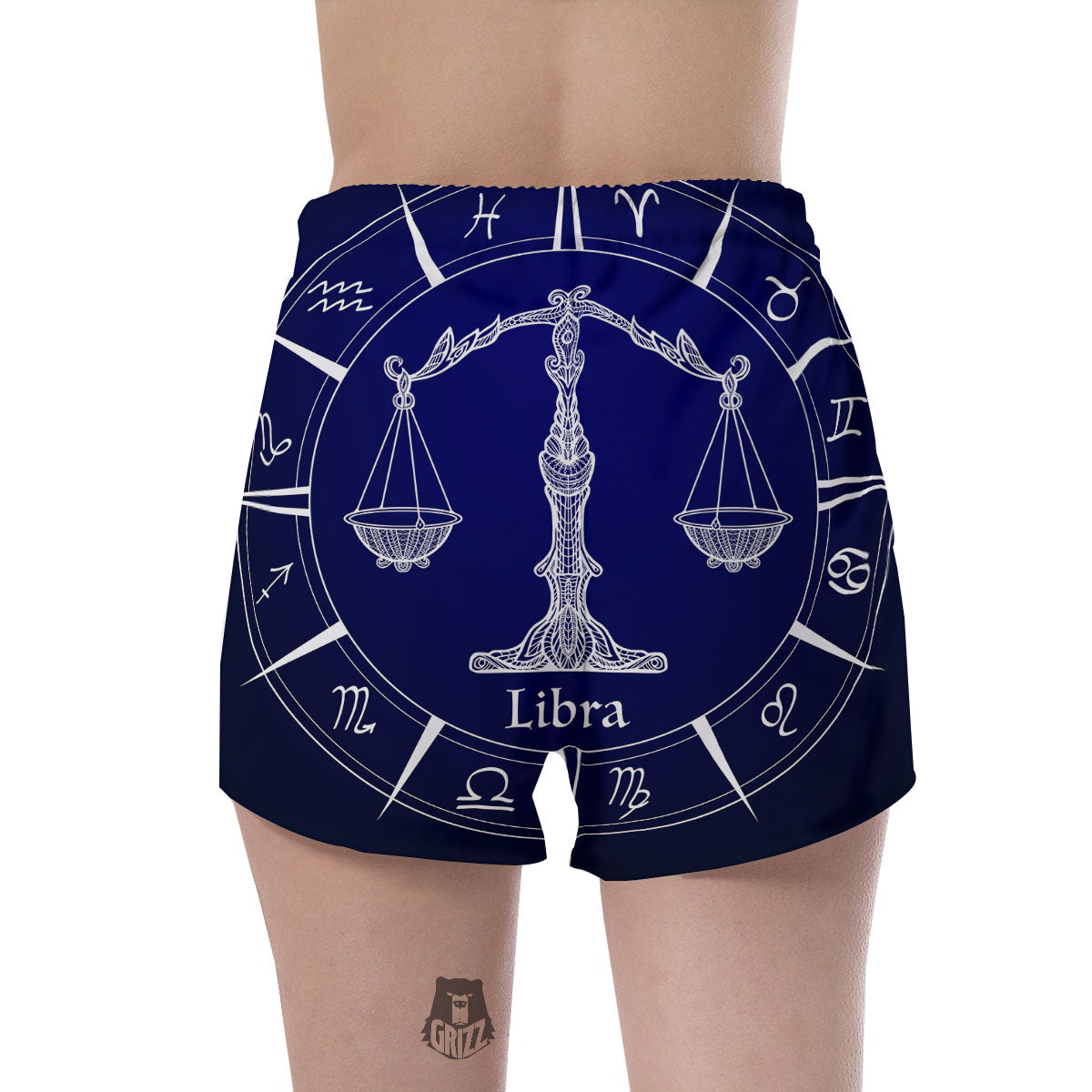 Astrological Libra Signs Libra Print Women's Shorts-grizzshop