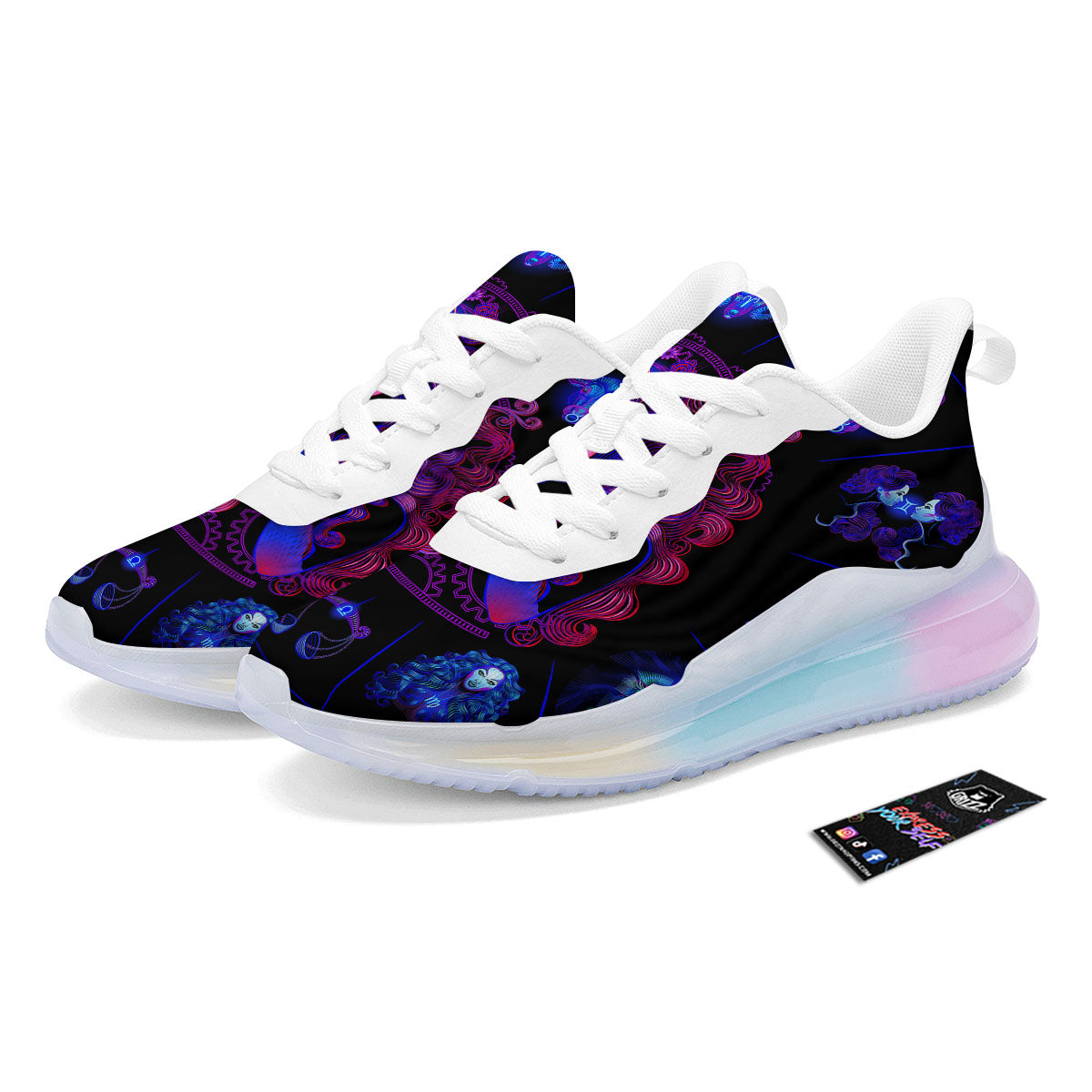 Astrological Signs And Sagittarius Print Running Sneakers-grizzshop
