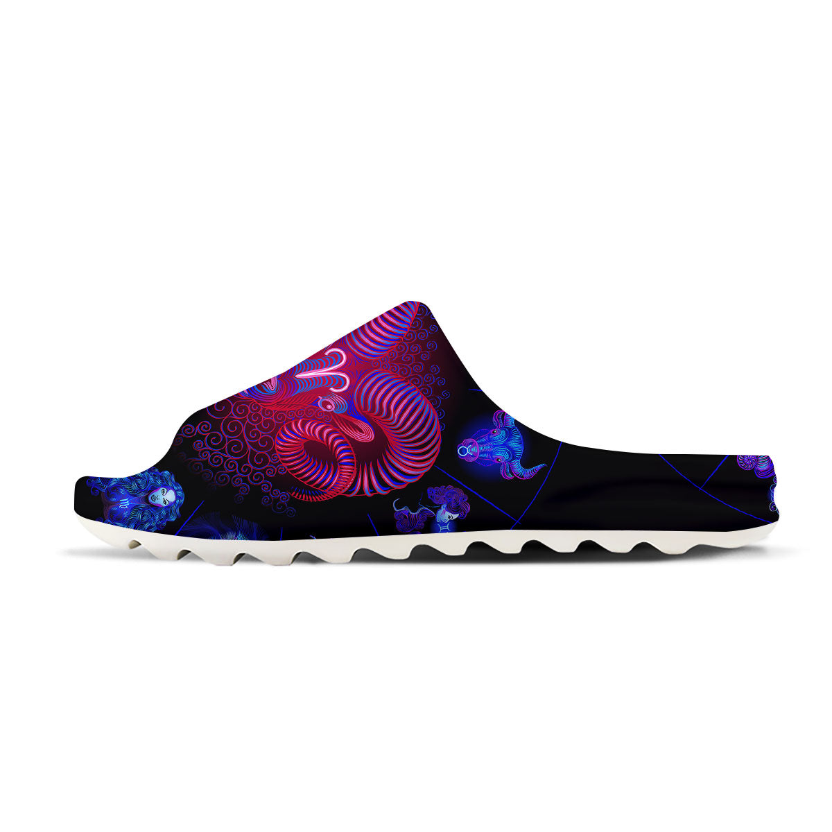 Astrological And Aries Signs Print Sandals-grizzshop