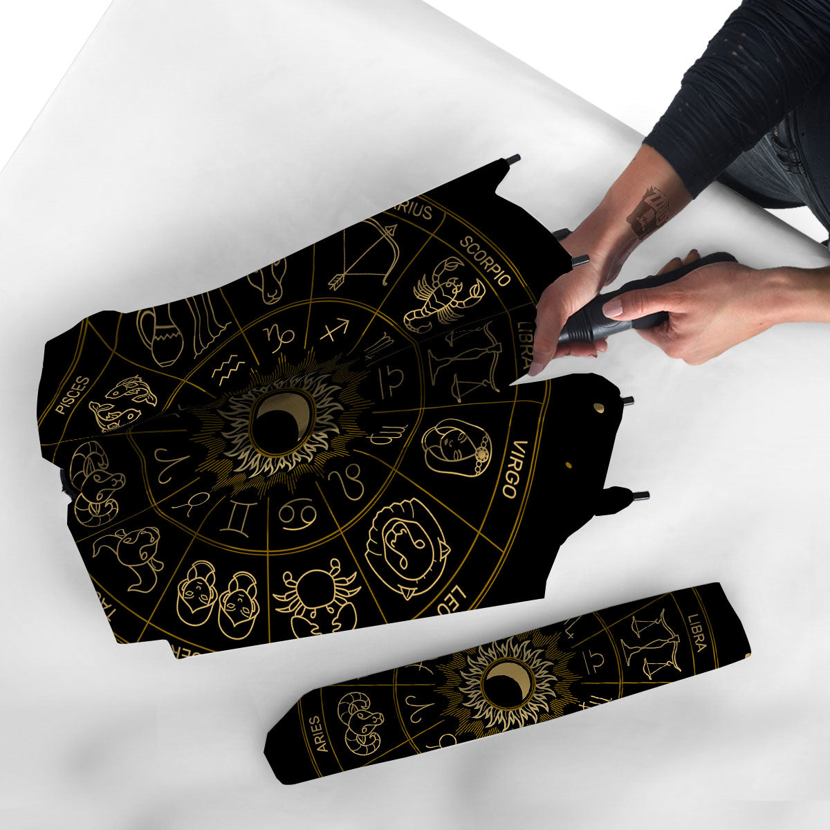 Astrology Zodiac Signs Print Umbrella-grizzshop