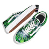 Astronaut And Alien Sci Fi Print Skate Shoes-grizzshop