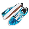 Astronaut And Female Alien Print Skate Shoes-grizzshop