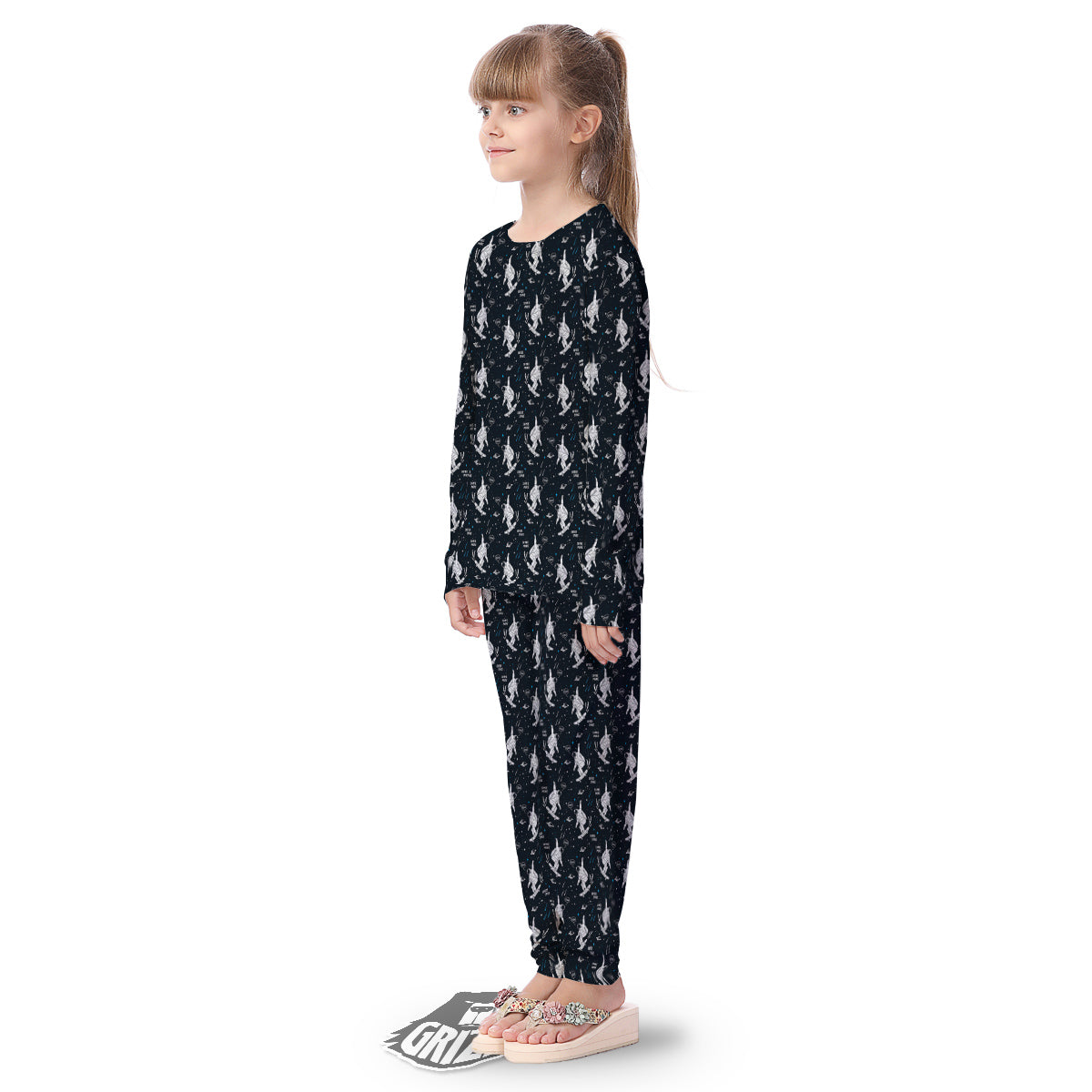 Astronaut Cute Print Pattern Kid's Pajamas-grizzshop