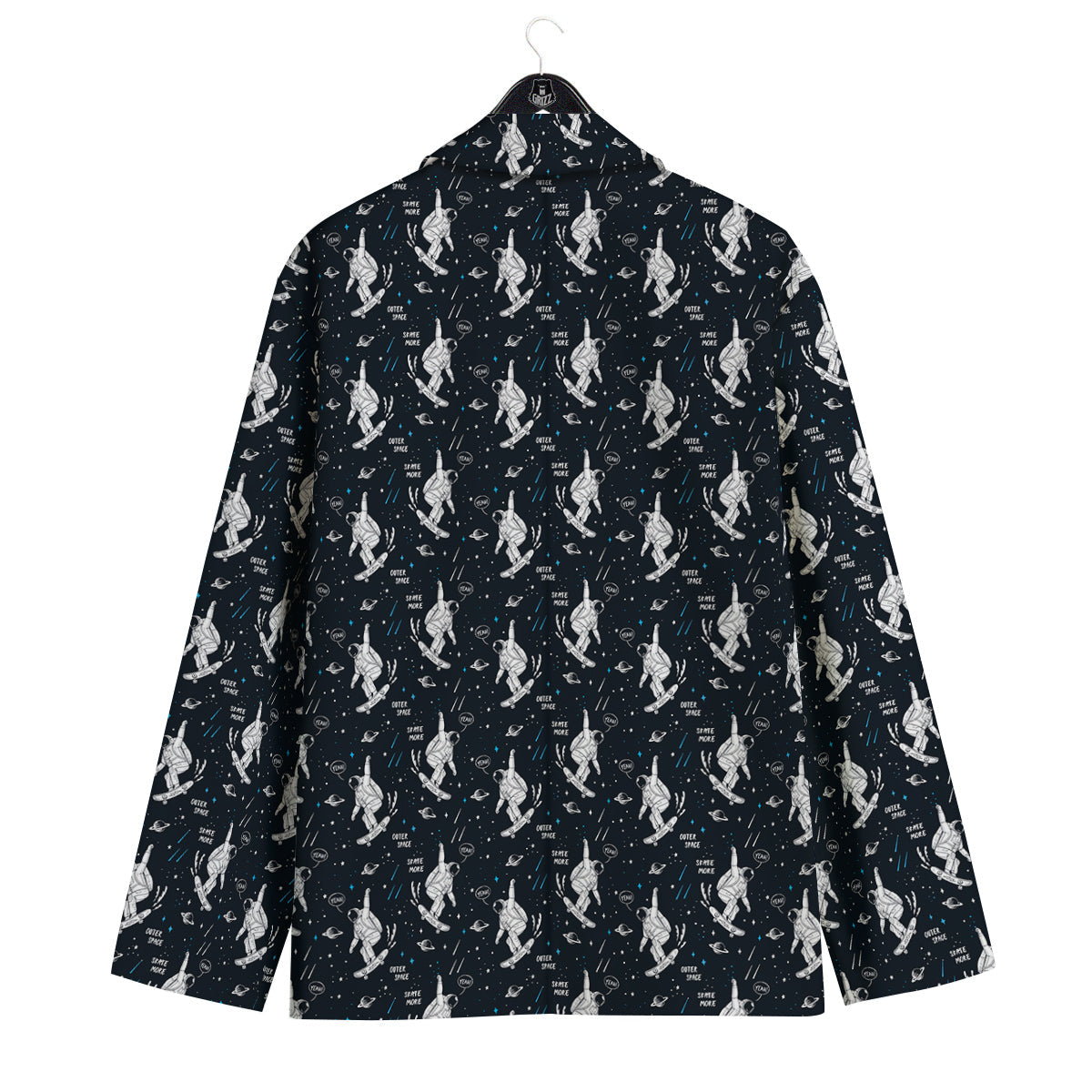 Astronaut Cute Print Pattern Men's Sport Coat-grizzshop