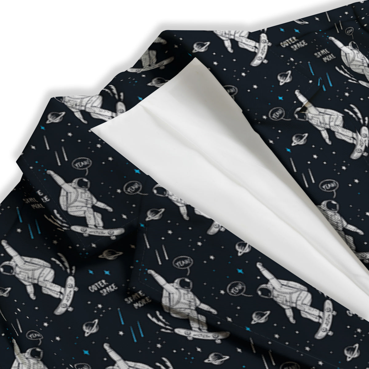 Astronaut Cute Print Pattern Women's Blazer-grizzshop