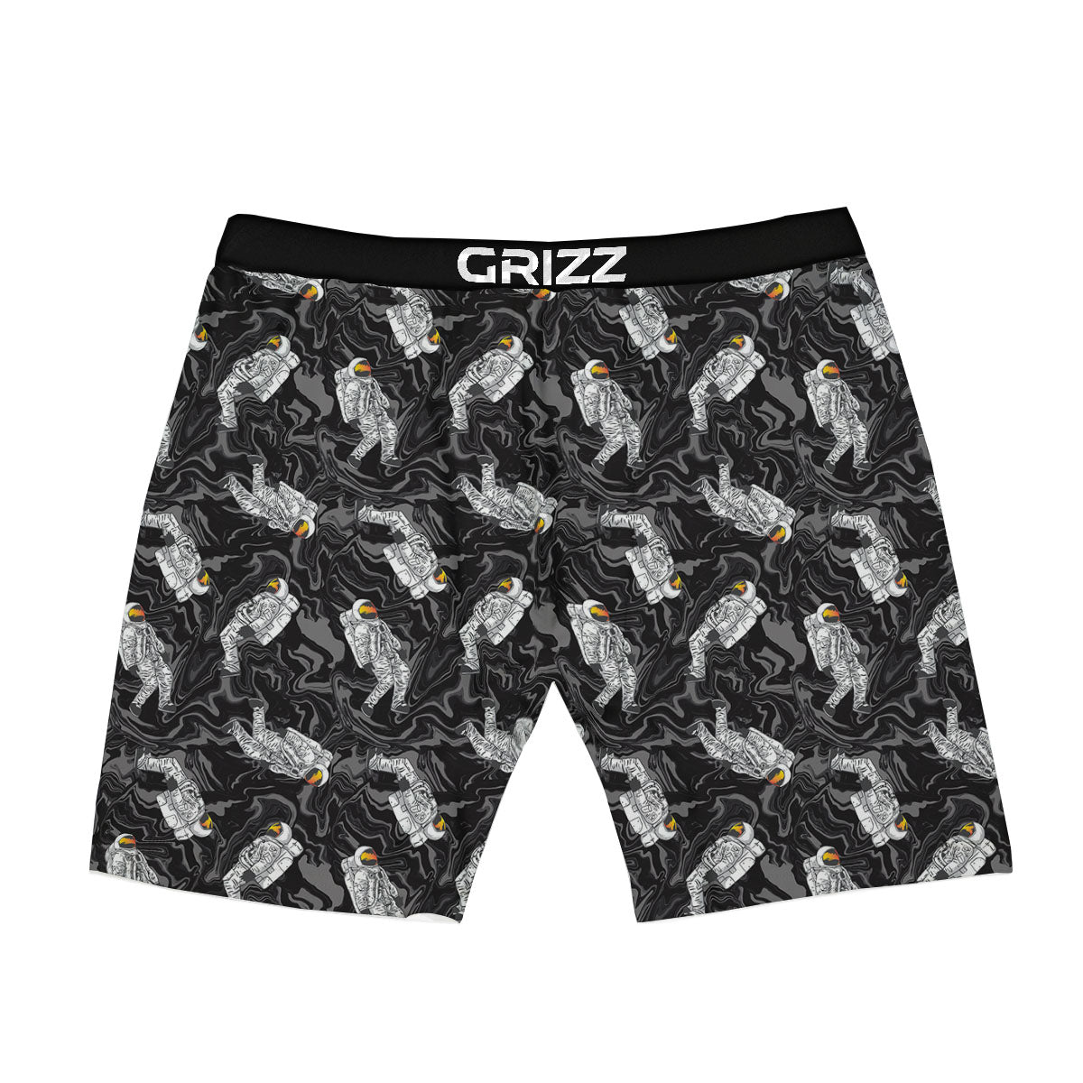 Astronaut Floating In Space Print Boxer Briefs-grizzshop