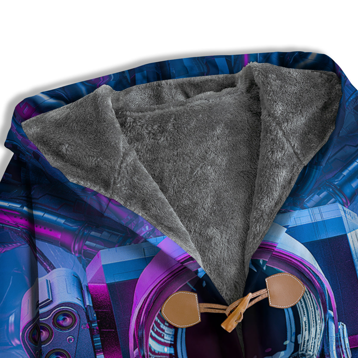 Astronaut Futuristic Print Men's Windbreaker Jacket-grizzshop