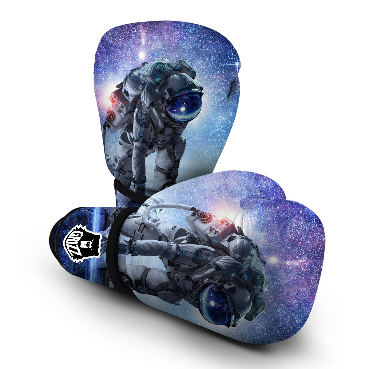 Astronaut Galaxy Space Print Boxing Gloves-grizzshop