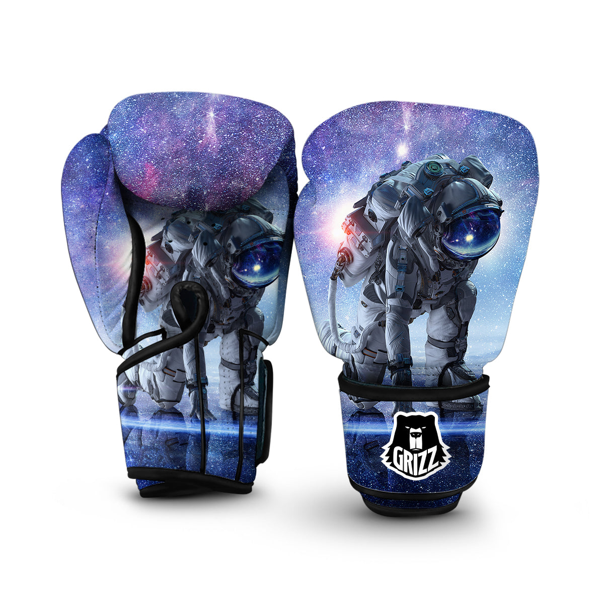 Astronaut Galaxy Space Print Boxing Gloves-grizzshop