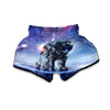 Astronaut Galaxy Space Print Muay Thai Boxing Shorts-grizzshop