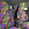 Astronaut Helmet Colorful Print Pattern Car Seat Covers-grizzshop