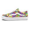 Astronaut Helmet Colorful Print Pattern Skate Shoes-grizzshop