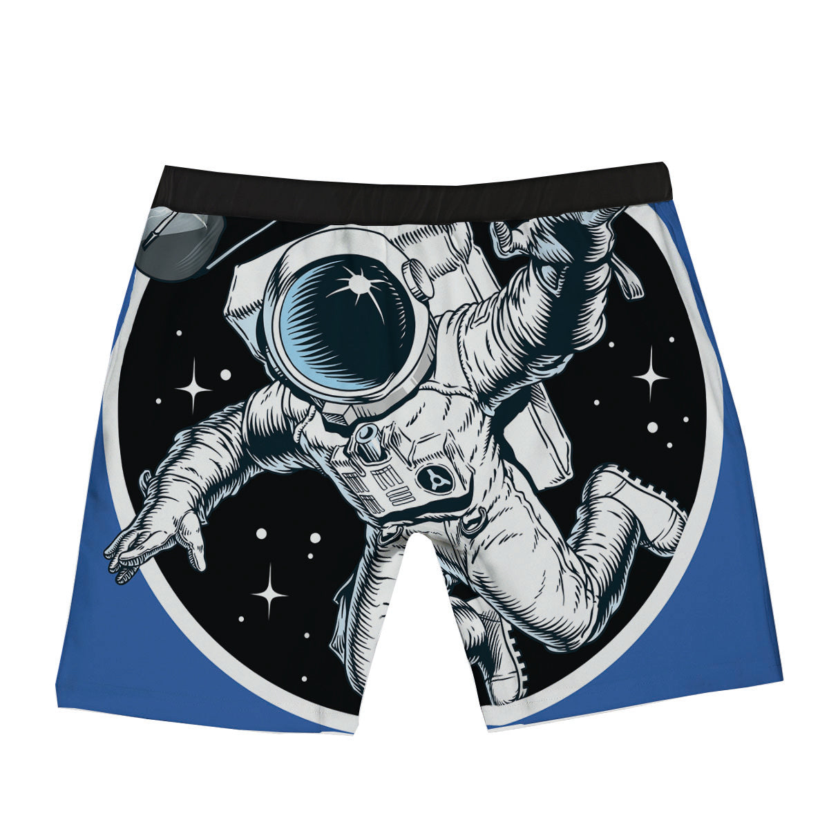 Astronaut In The Space Print Boxer Briefs-grizzshop