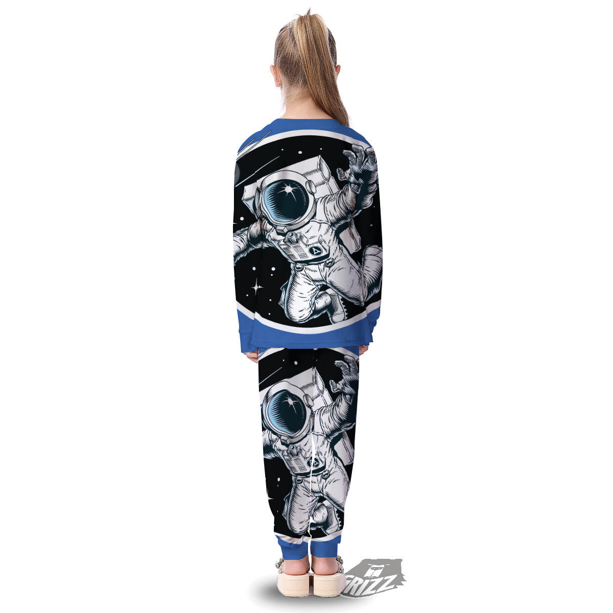 Astronaut In The Space Print Kid's Pajamas-grizzshop