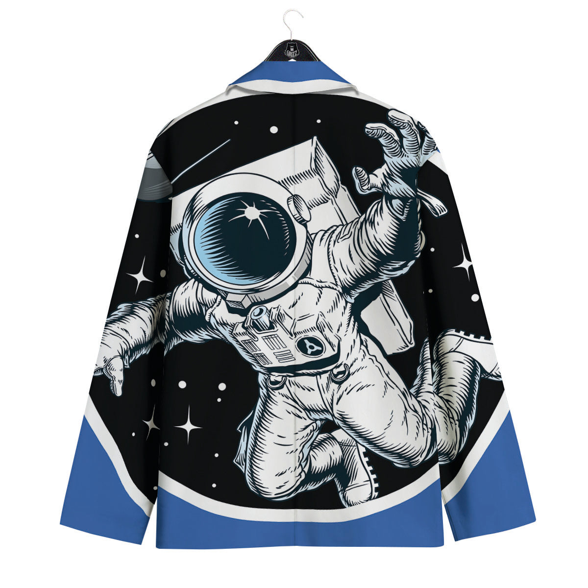 Astronaut In The Space Print Men's Sport Coat-grizzshop