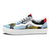 Astronaut Skateboard Print Skate Shoes-grizzshop