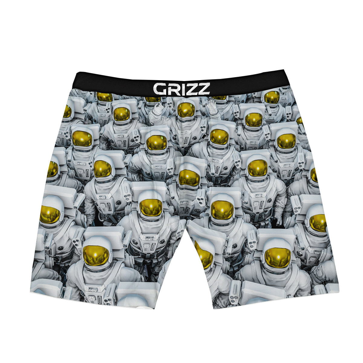 Astronauts Group Print Boxer Briefs-grizzshop