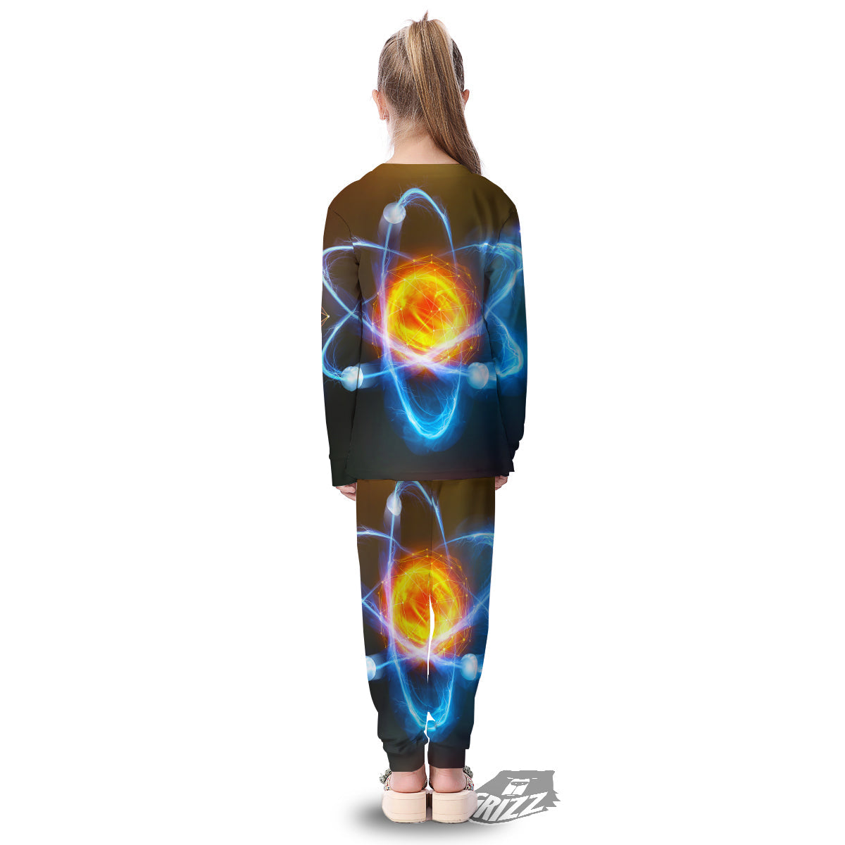 Atomic Structure Print Kid's Pajamas-grizzshop