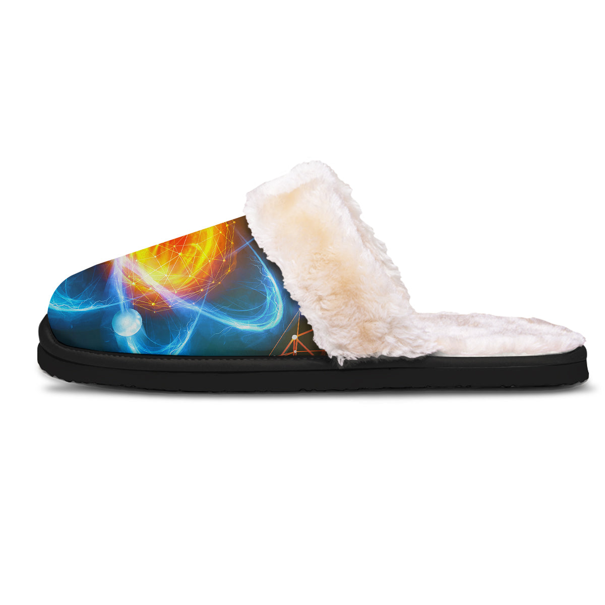 Atomic Structure Print Slippers-grizzshop