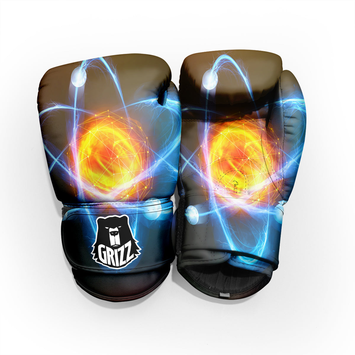 Atomic Structure Print Sparring Gloves-grizzshop