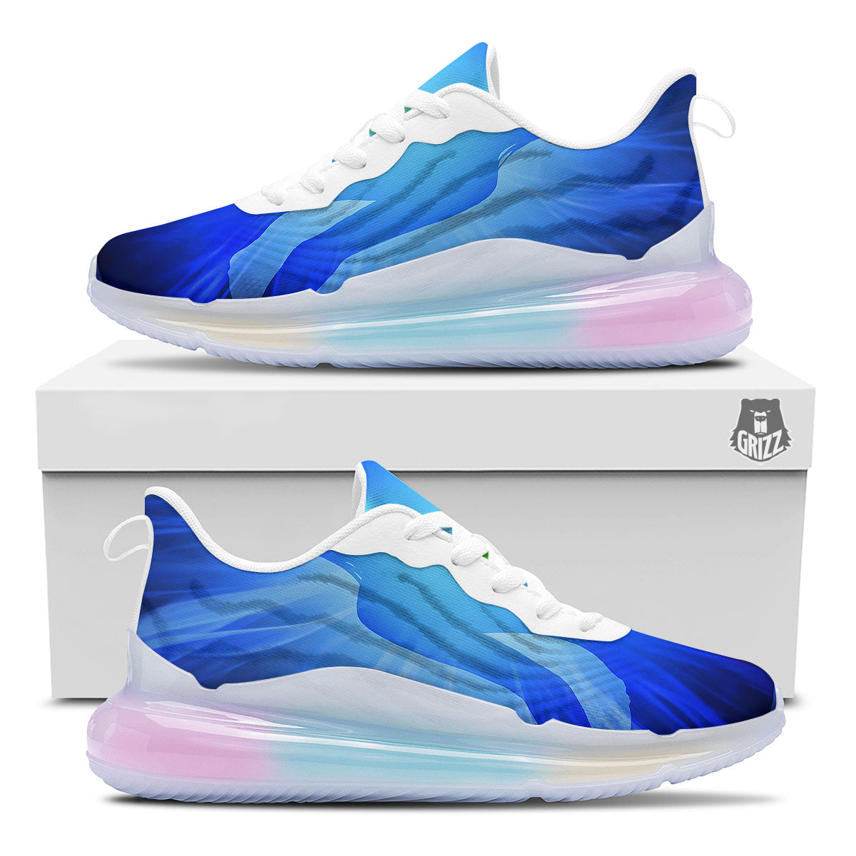 Aura Seven Chakras Print Running Sneakers-grizzshop