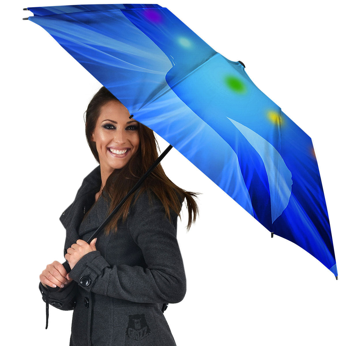 Aura Seven Chakras Print Umbrella-grizzshop