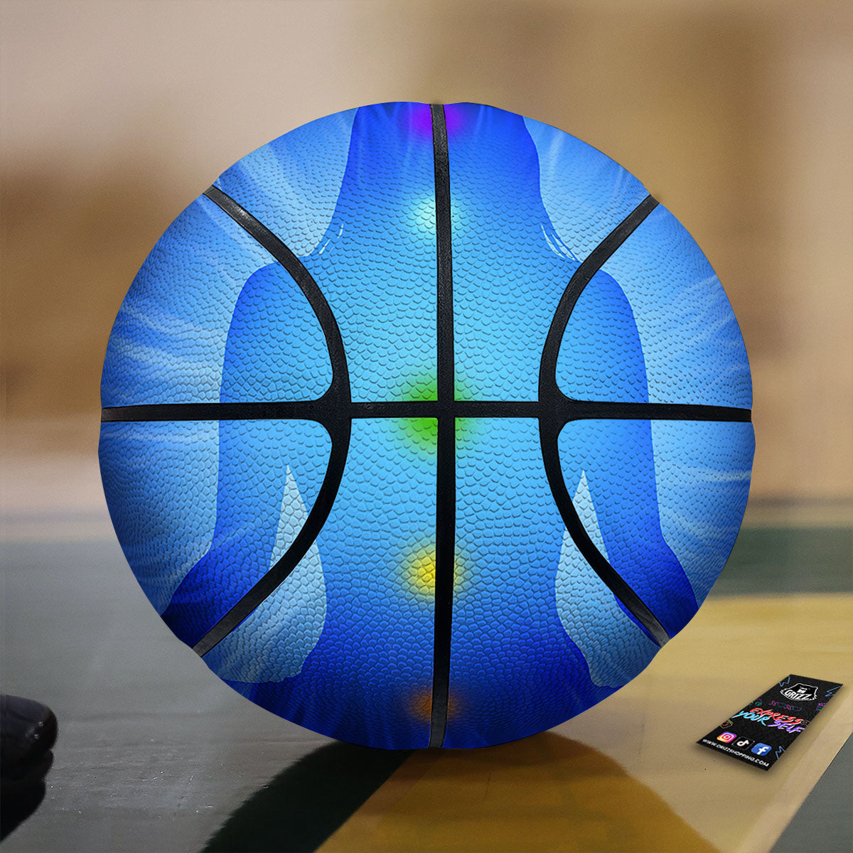Aztec Brown And Teal Print Pattern Basketball