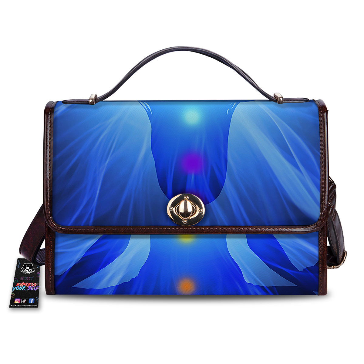 Aura Seven Chakras Print Women's Satchel Bag