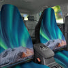 Aurora Green Northern Lights Print Car Seat Covers-grizzshop