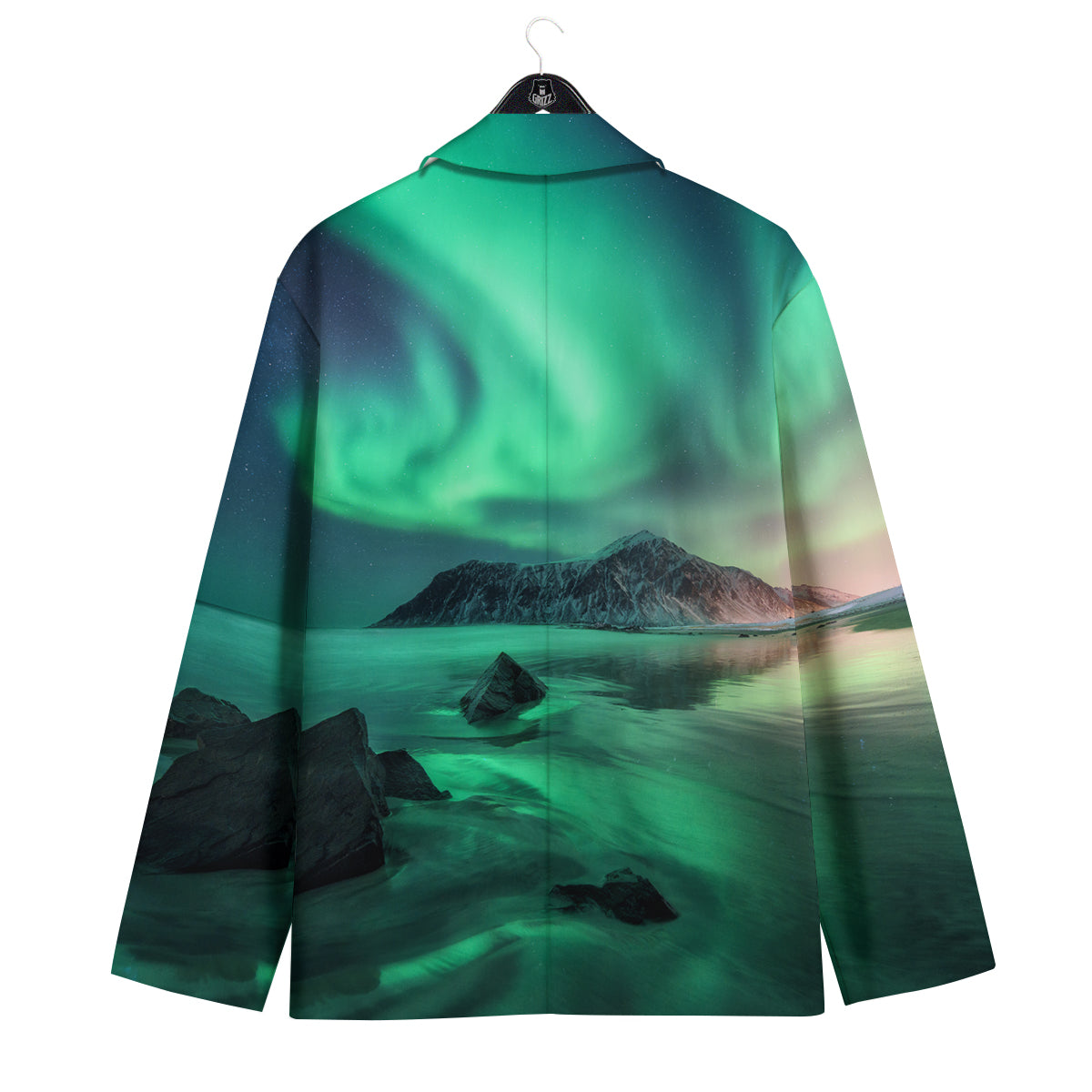 Aurora Northern Lights Print Men's Sport Coat-grizzshop