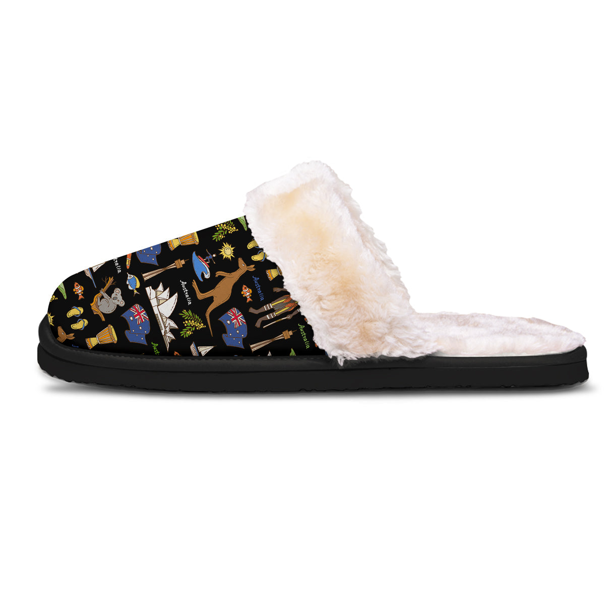 Australia Theme Print Pattern Slippers-grizzshop