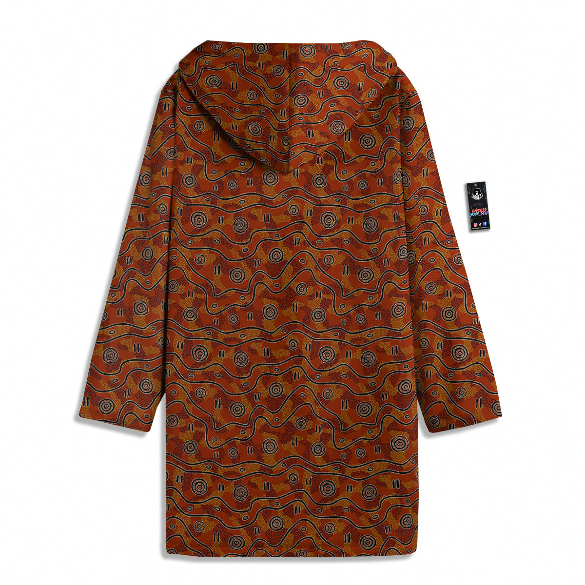 Australian Aboriginal Print Pattern Men's Windbreaker Jacket-grizzshop