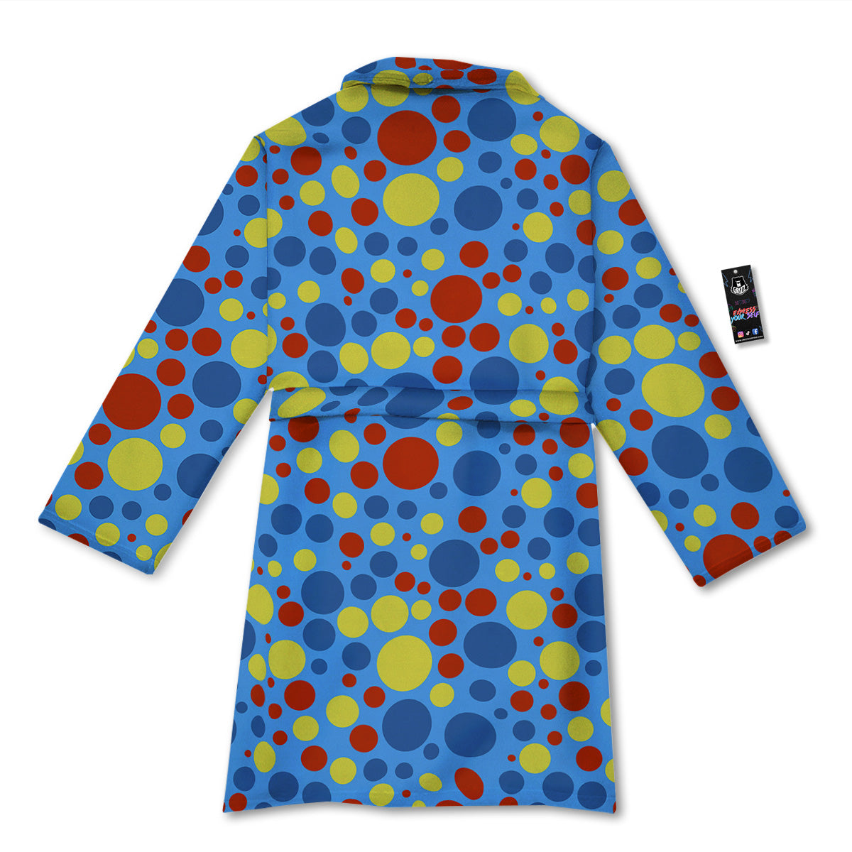 Autism Awareness Dots Color Print Pattern Bathrobe-grizzshop