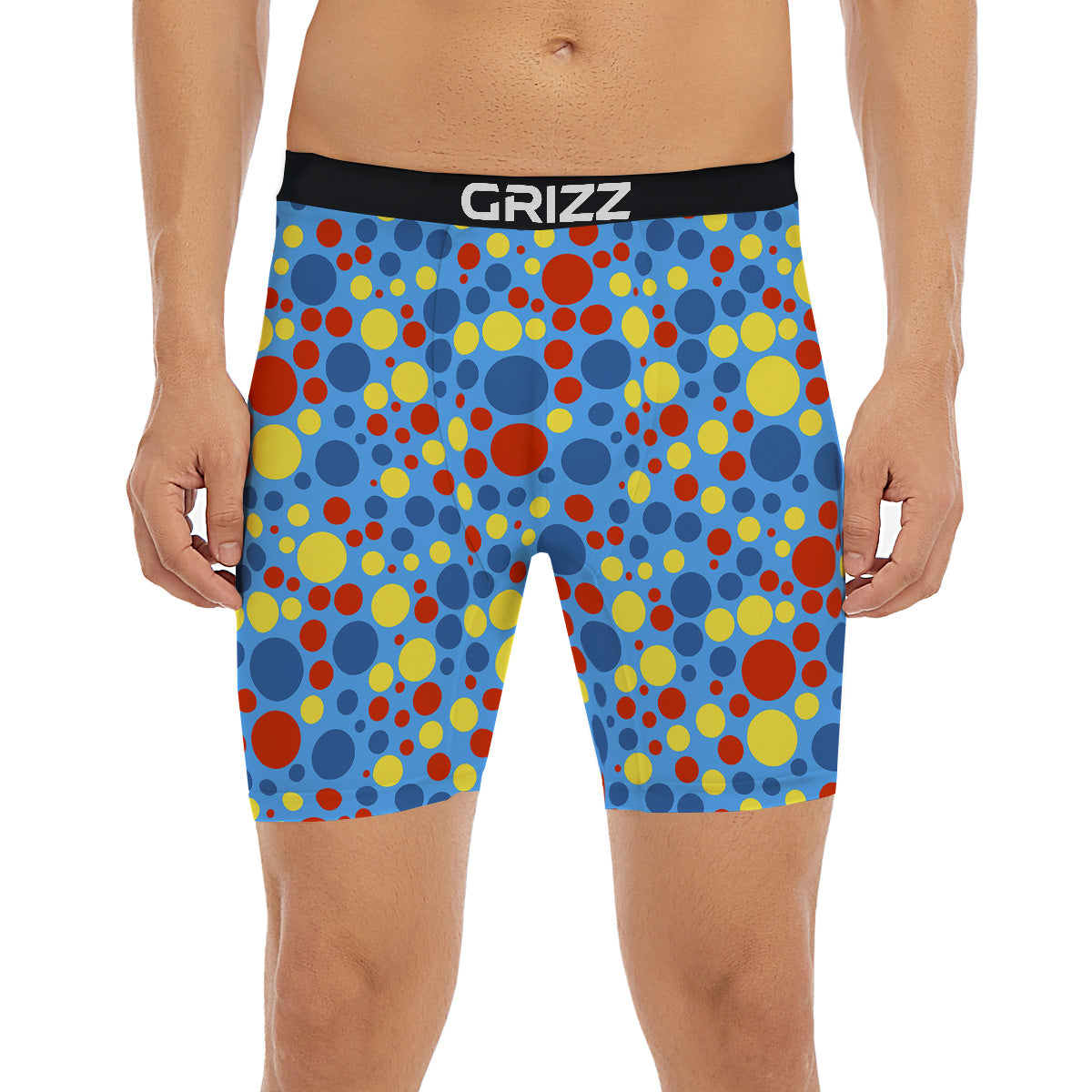 Autism Awareness Dots Color Print Pattern Boxer Briefs-grizzshop