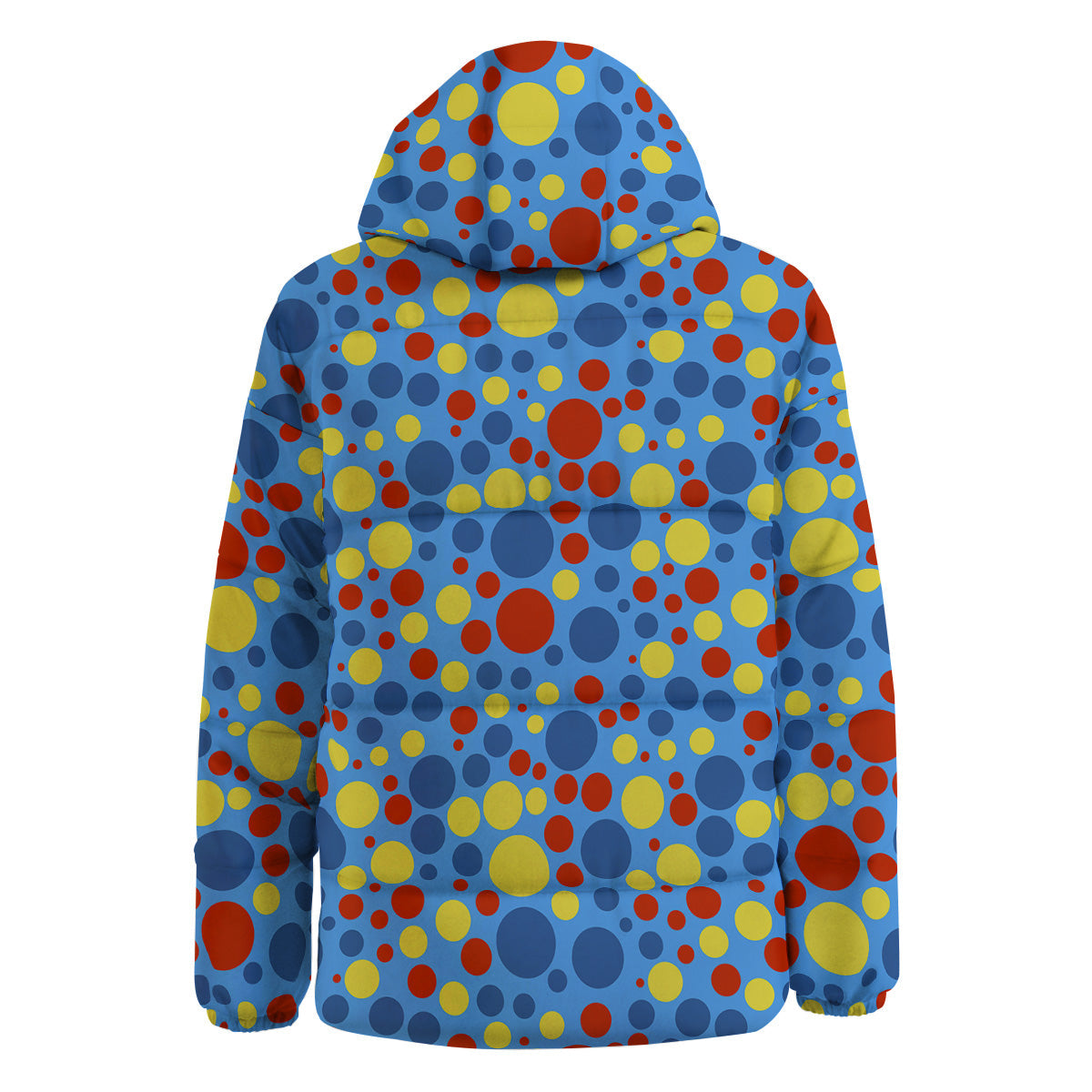 Autism Awareness Dots Color Print Pattern Down Jacket-grizzshop