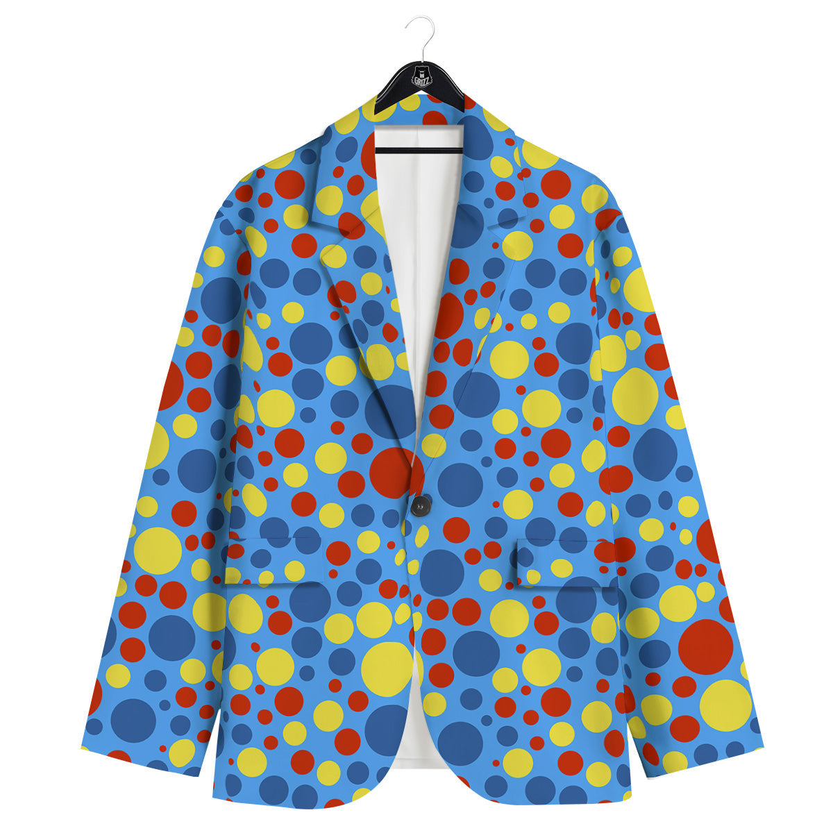 Autism Awareness Dots Color Print Pattern Men's Sport Coat-grizzshop