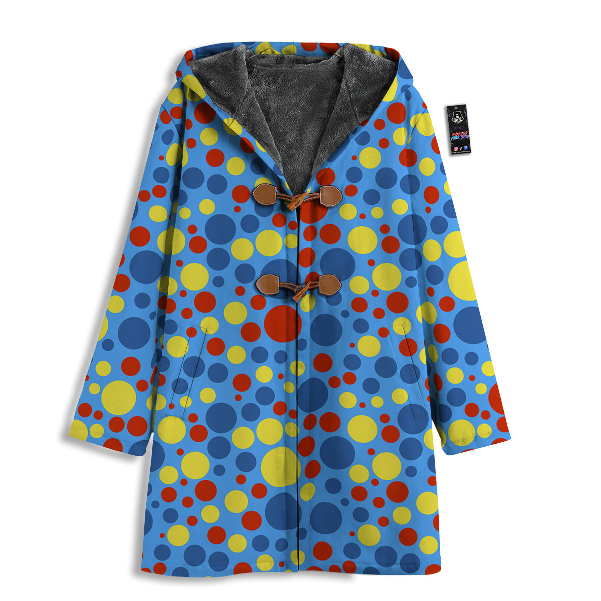 Autism Awareness Dots Color Print Pattern Men's Windbreaker Jacket-grizzshop
