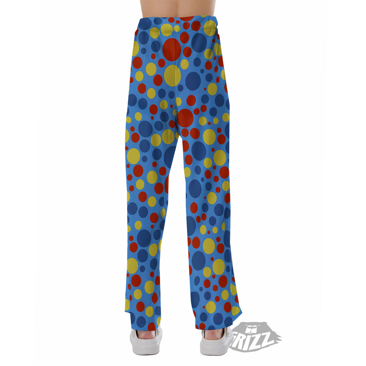 Autism Awareness Dots Color Print Pattern Pajama Pants-grizzshop