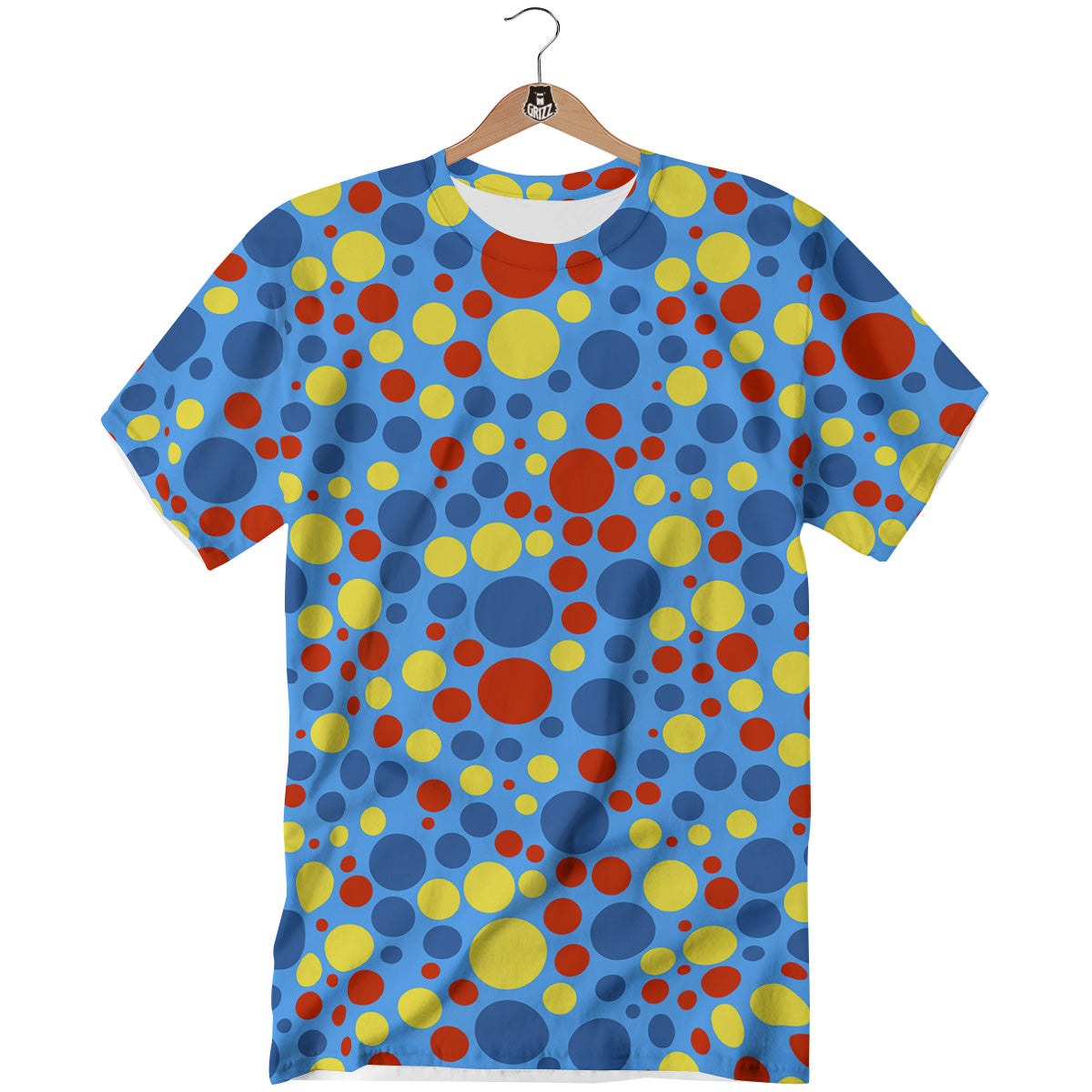 Autism Awareness Dots Color Print Pattern T-Shirt-grizzshop