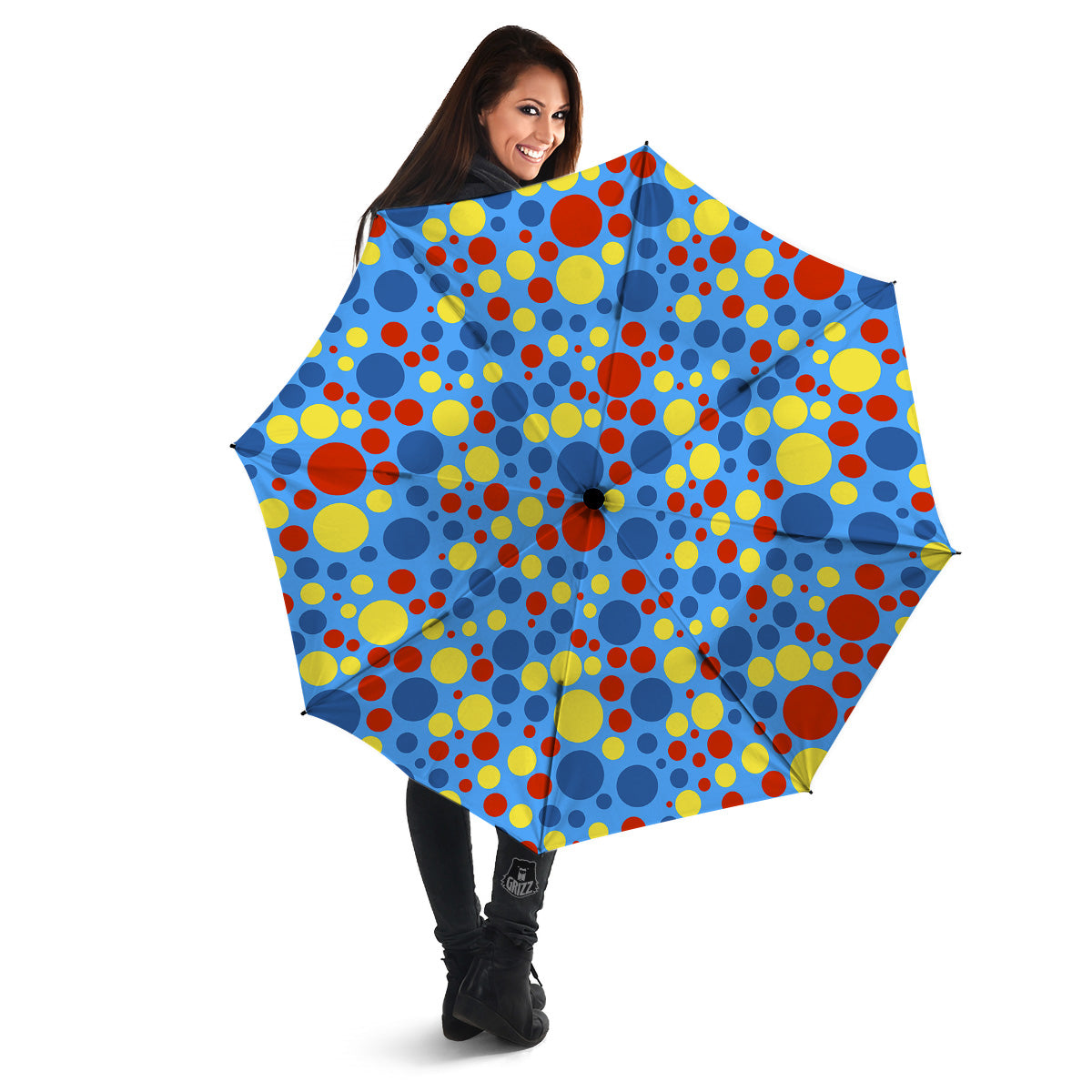 Autism Awareness Dots Color Print Pattern Umbrella-grizzshop