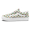 Autism Awareness Heart Print Pattern Skate Shoes-grizzshop