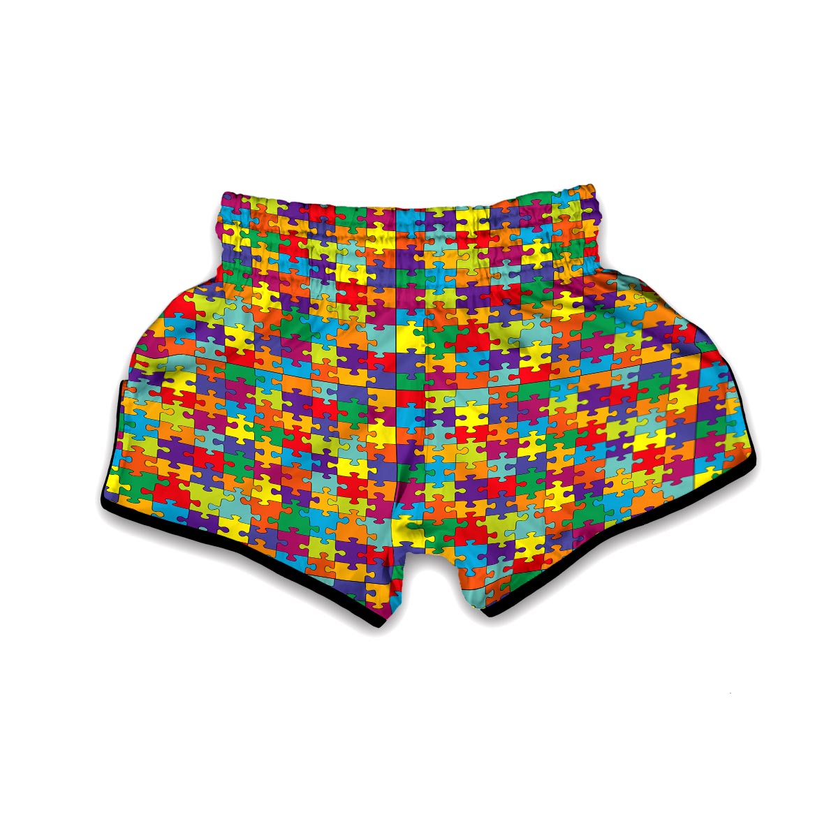 Autism Awareness Merchandise Muay Thai Boxing Shorts-grizzshop